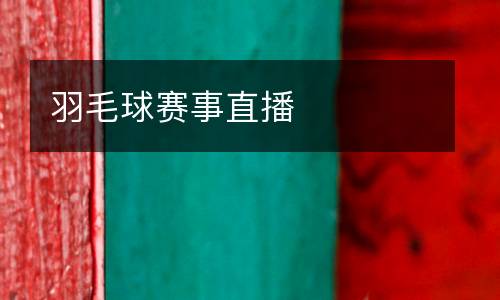 羽毛球賽事直播